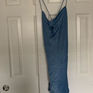 Blue Slip Dress